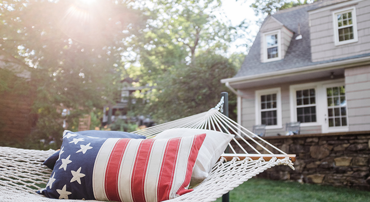 Patriotic hammock