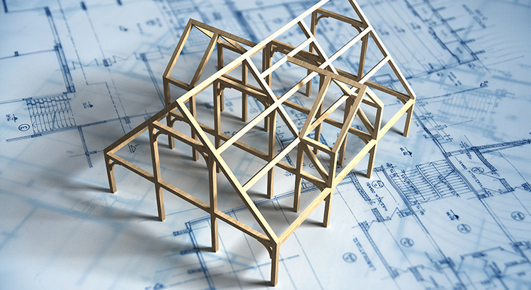 Model House and Blueprint