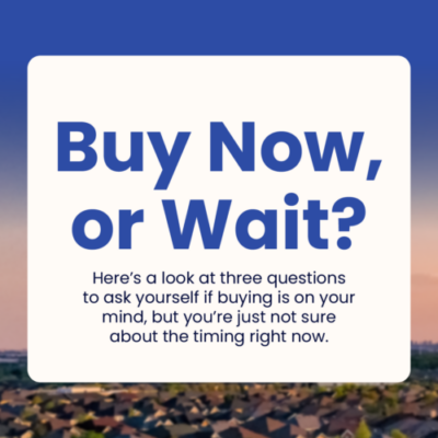 Buy a home now or wait